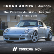 Broad Arrow Auctions | The Porsche Air / Water Auction 26 April 2025 180 x 180 (Live Client)