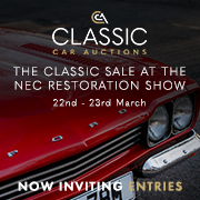 CCA | Classic Sale At The NEC Restoration Show | 22-23 March 2025 SQ (Live Client)