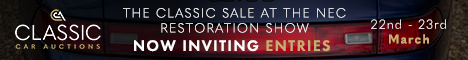 CCA | Classic Sale At The NEC Restoration Show | 22-23 March 2025 468 (Live Client)