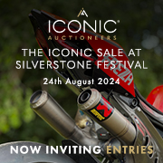 Iconic Auctioneers | Iconic Sale At Silverstone Festival - Motorcycles | 24th August 2024 SQ