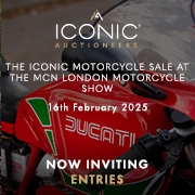 Iconic Auctioneers | Motorcycle Sale at the MCN London Motorcycle Show | 16th February 2025 SQ