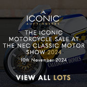 Iconic Auctioneers | Iconic Sale At NEC Classic Motor Show - Motorcycles | 10th November 2024 SQ