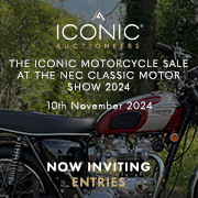 Iconic Auctioneers | Iconic Sale At NEC Classic Motor Show - Motorcycles | 10th November 2024 SQ