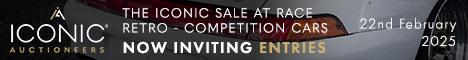 Iconic Auctioneers | Iconic Sale At Race Retro - Competition Cars | 22nd February 2025